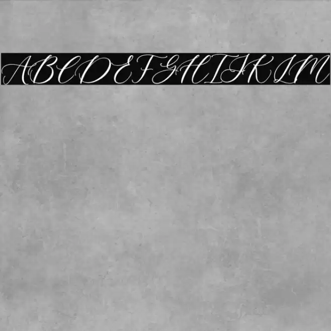 Another Love Font examples