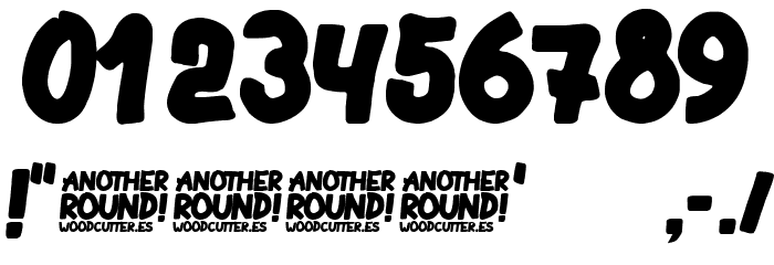 Another Round Font OTHER CHARS