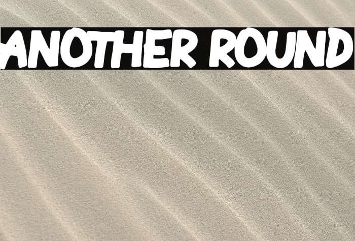 Another Round Font examples