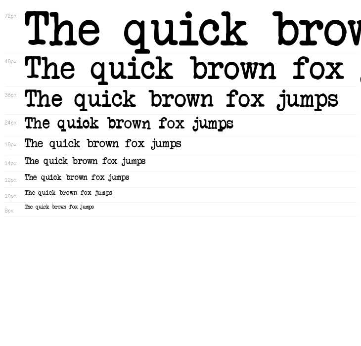 Another Typewriter Waterfall