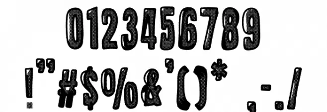 Another Wave Font OTHER CHARS