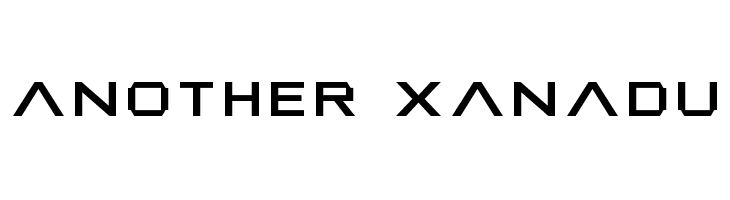 Another Xanadu  font caratteri gratis