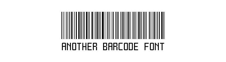Another barcode font  لخطوط تنزيل