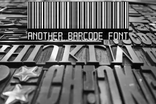 Another barcode font Font examples