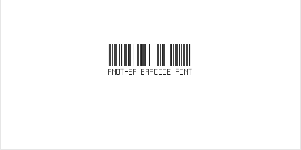 Another barcode font Logo