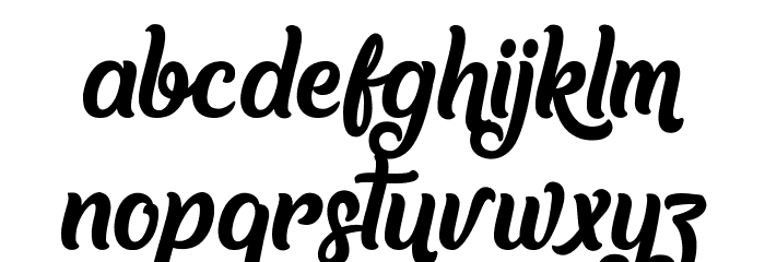 Another day in Paradise Font LOWERCASE