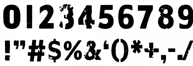 Another name for Font OTHER CHARS
