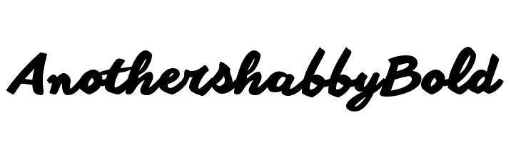 Another shabby Bold  Free Fonts Download