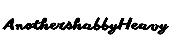Another shabby Heavy  Free Fonts Download