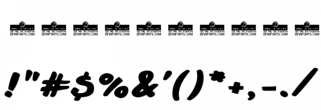 Another shabby Heavy Font OTHER CHARS