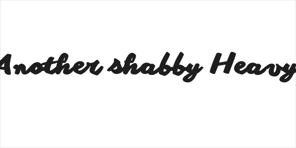 Another shabby Heavy Logo