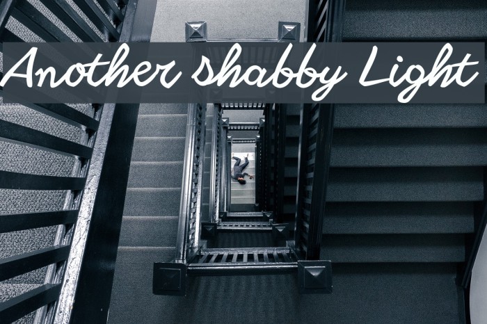 Another shabby Light Font examples