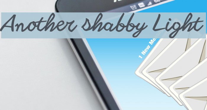 Another shabby Light Font examples
