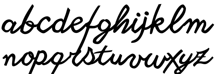 Another shabby Light Font LOWERCASE