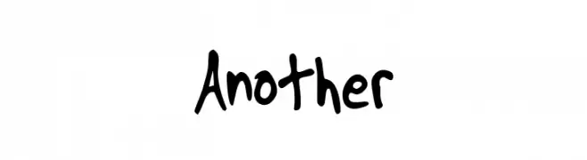 Another  Frei Schriftart Herunterladen