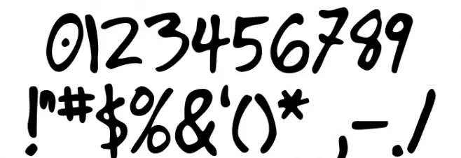 Another Font OTHER CHARS