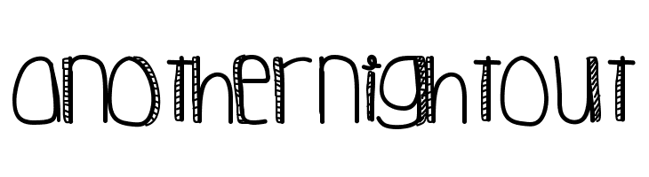 AnotherNightOut  font caratteri gratis