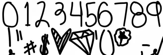 AnotherNightOut Font OTHER CHARS