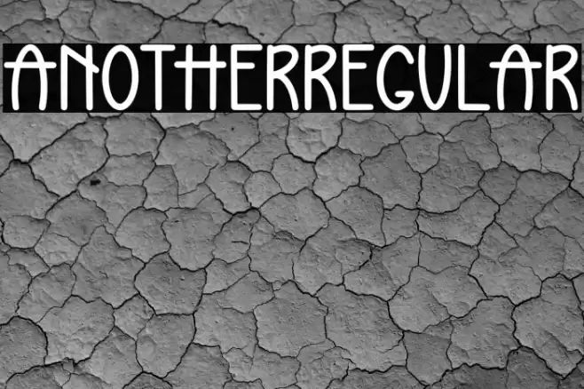 AnotherRegular Font examples