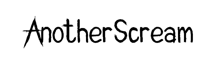AnotherScream  免费字体下载