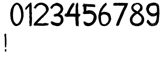 AnotherScream Font OTHER CHARS
