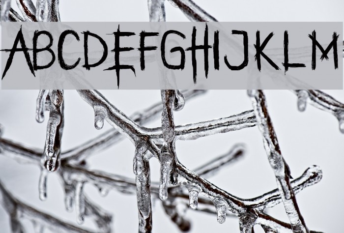 AnotherScream Font examples