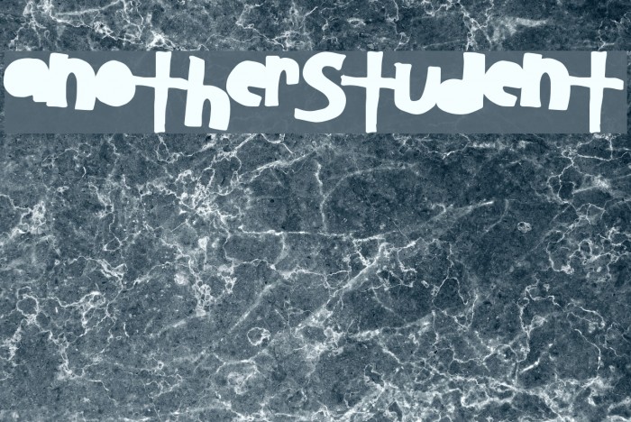 AnotherStudent Font examples
