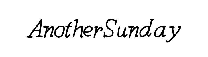 AnotherSunday Font