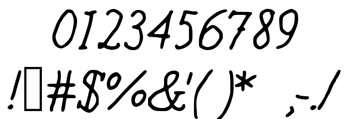 AnotherSunday Font OTHER CHARS