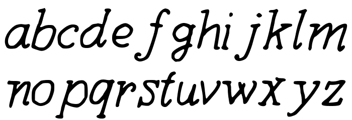 AnotherSunday Font LOWERCASE