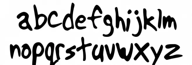 Another फ़ॉन्ट लोअरकेस