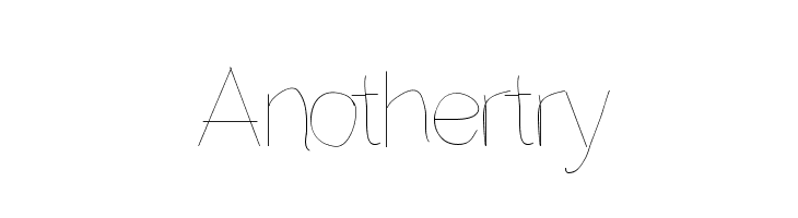 Anothertry  baixar fontes gratis