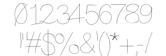 Anothertry Font OTHER CHARS