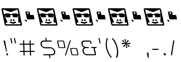 Anoxic Light Oblique Font OTHER CHARS