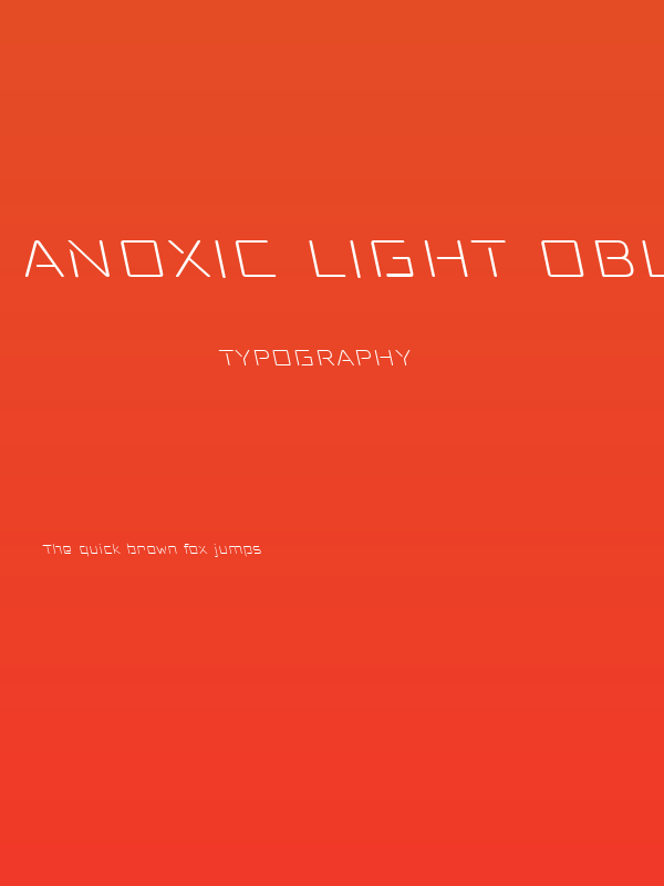 Anoxic Light Oblique Poster