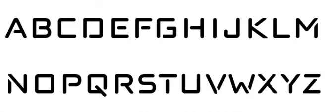 Anoxic SC Medium フォント 大文字