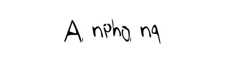 Anphong  フリーフォントのダウンロード