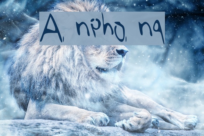 Anphong Font examples