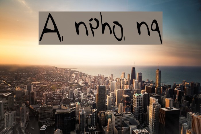 Anphong Font examples