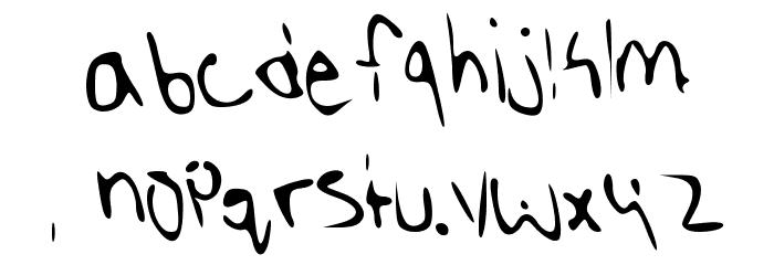 Anphong Font LOWERCASE