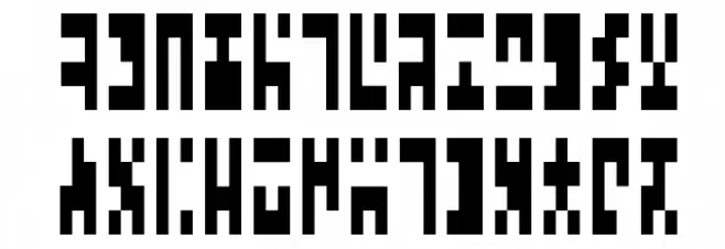 Anquietas Шрифта ВЕРХНИЙ