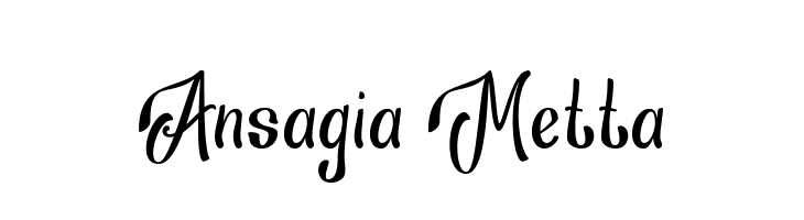 Ansagia Metta  免费字体下载