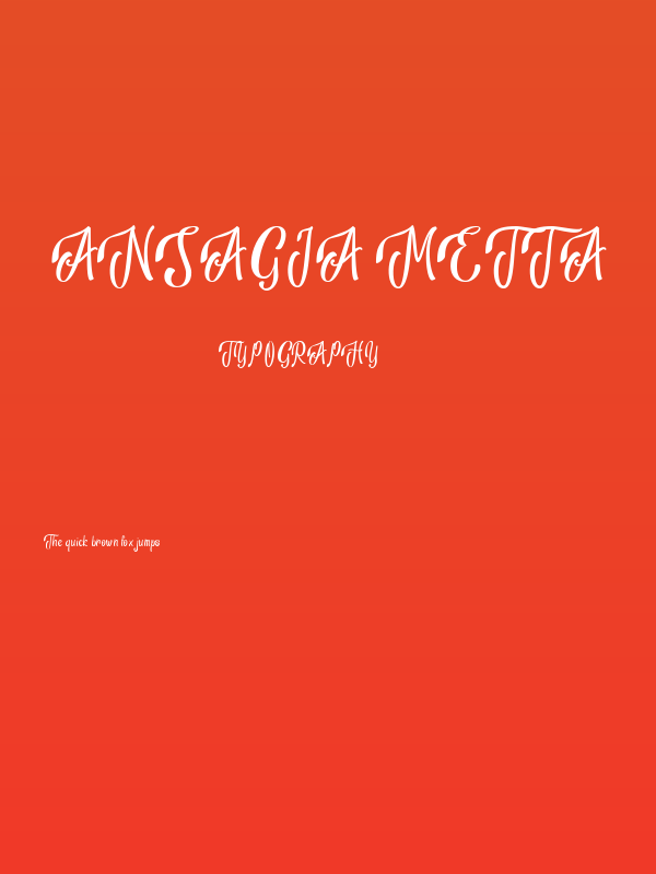 Ansagia Metta Poster