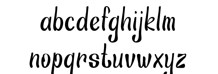 Ansagia Metta Font LOWERCASE
