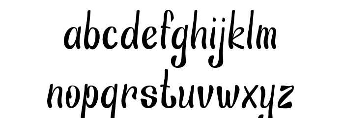AnsagiaMetta Font LOWERCASE