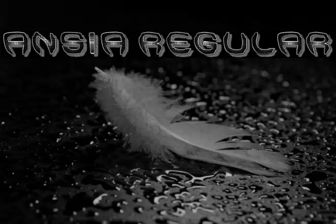 Ansia Regular Font examples