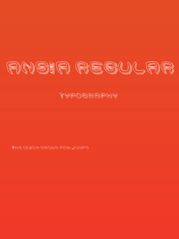 Ansia Regular Poster