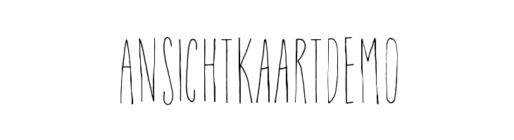 AnsichtkaartDEMO  免费字体下载
