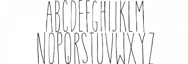 AnsichtkaartDEMO Fonte MAIÚSCULAS