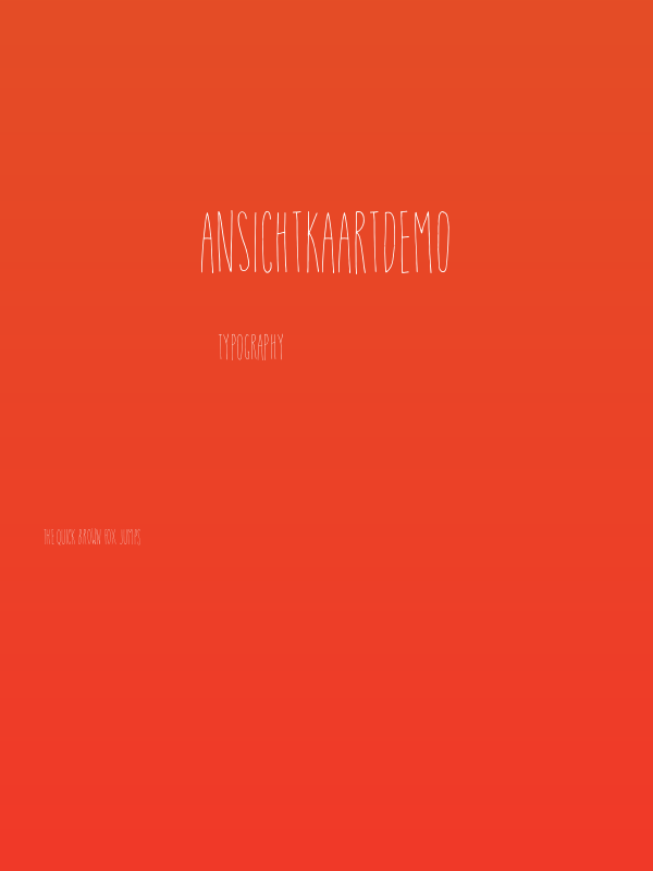 AnsichtkaartDEMO Poster